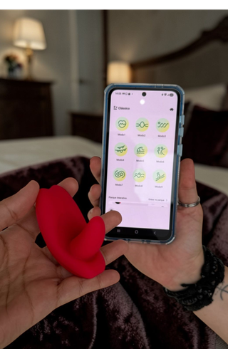 Vibrador com Penetrador e app para celular Sury