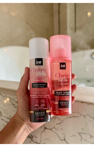 Kit Body Splash e Desodorante Cheiro Dela Intt