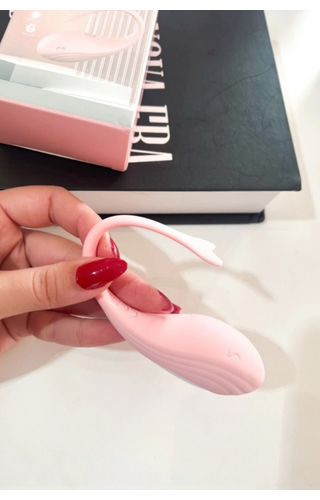 Vibrador formato Baleia com App para Celular
