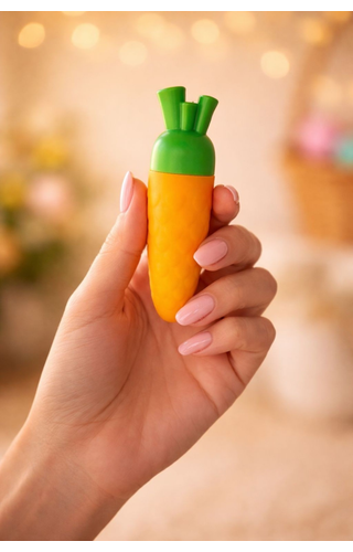 Vibrador Formato de Cenoura 