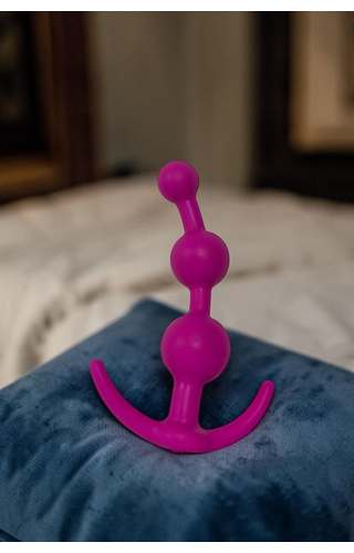 Plug anal em silicone 14 x 3cm Ball