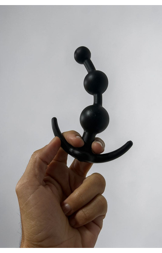 Plug anal em silicone 14 x 3cm Ball