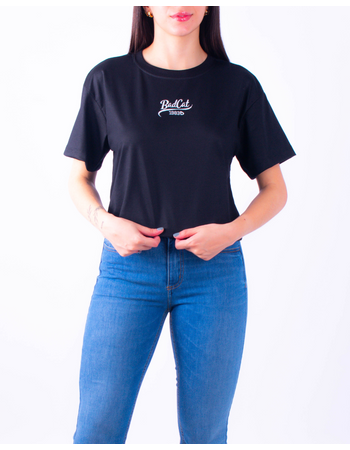 Blusinha Baby Cropped Mid Badcat