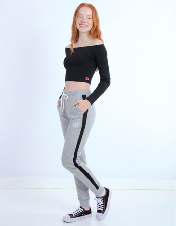 Calça moletom faixa