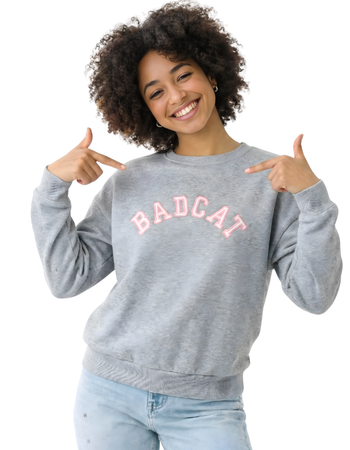 Moletom Oversized Gola Careca Badcat