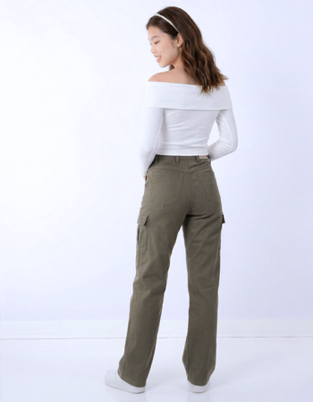 Calça Wide Cargo