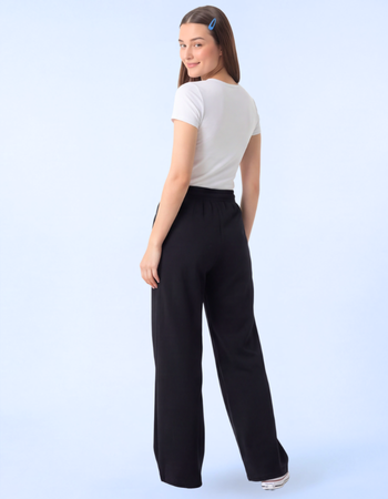 calça pantalona moletinho