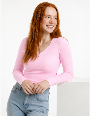 Blusinha Decote V  M/L
