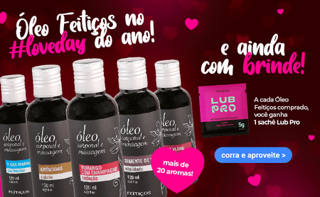 Óleo Feitiços + brinde Lub Pro