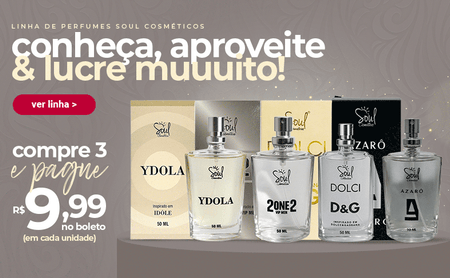Perfumes Soul Cosméticos Compre 3 Pague R$ 9,99