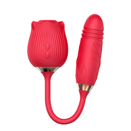 SUSY VIBRADOR OSCILANTE SILICONE RABO ROSA