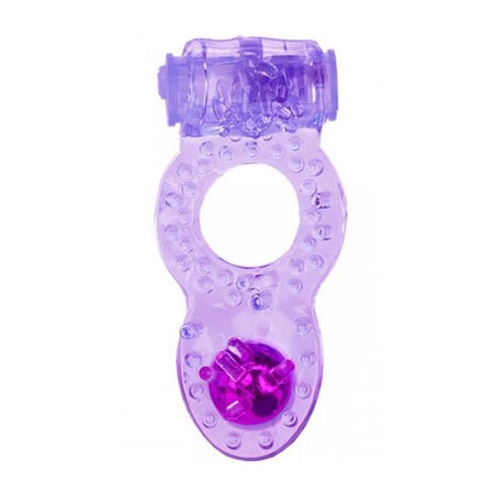 Anel Peniano Com Vibrador E Pérola | Loja Do Desejo Sex Shop