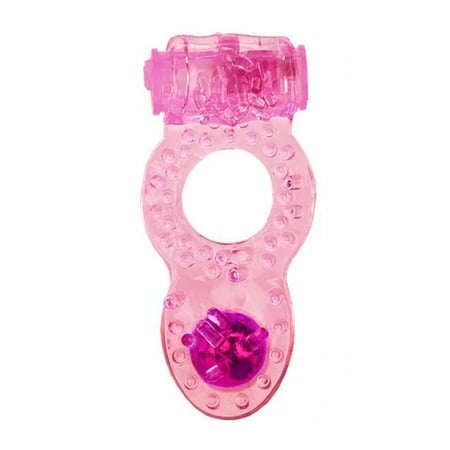 Anel Peniano Com Vibrador E Pérola | Loja Do Desejo Sex Shop