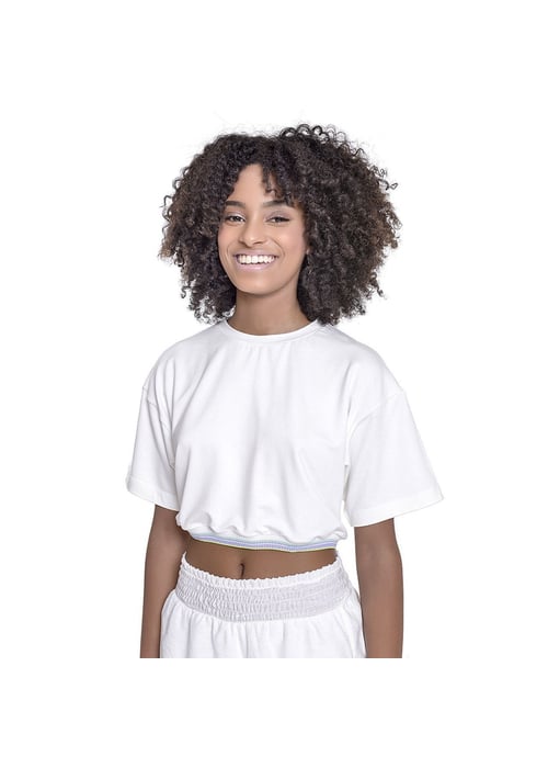 Cropped Teen Amofany Em Moletom Com Punho