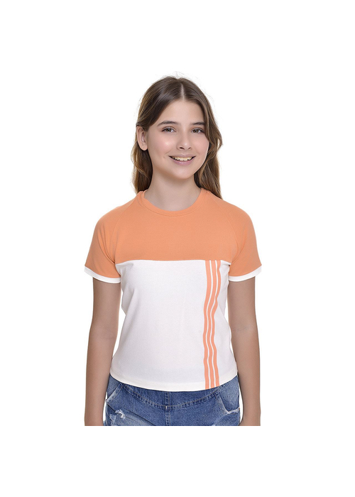 Blusa Infantil Feminina Gola Alta Com Estampa 96 Amofany