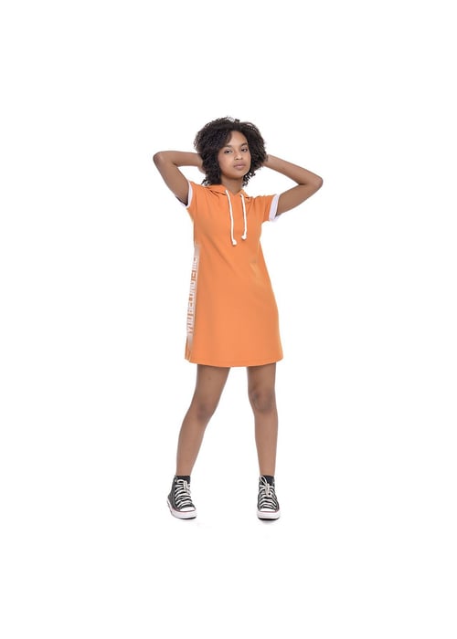 Vestido Teen Amofany Esportivo Com Capuz