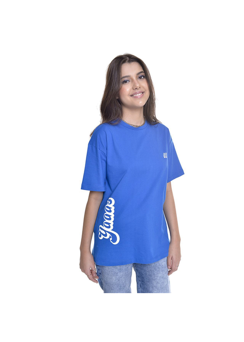 Camiseta Oversized Juvenil Feminino Amofany Yaaas