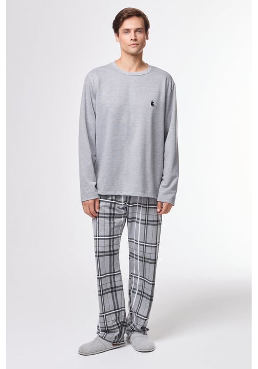 Pijama Masculino Moletinho Xadrez