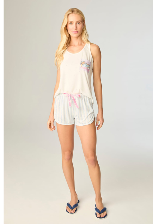 Pijama Feminino Regata Com Short 