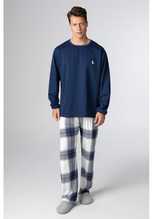 Pijama Masculino Longo Moletinho Flanelado
