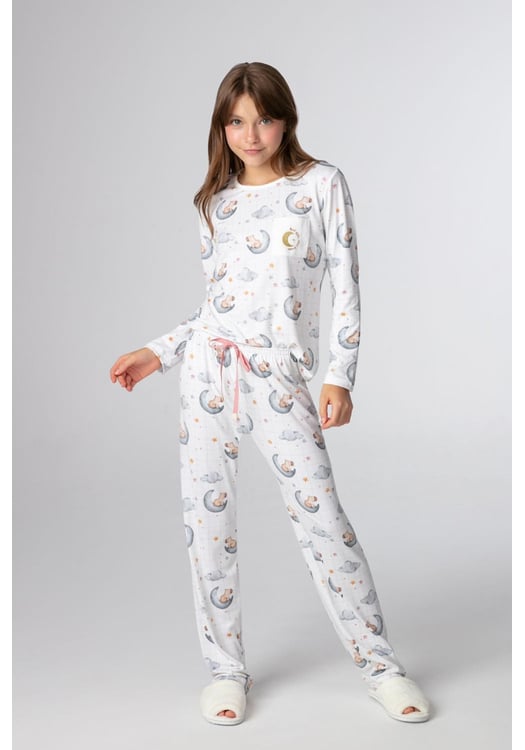 Pijama Infantil Feminino Capivara