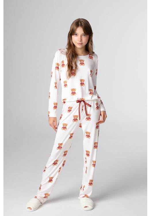 Pijama Infantil Feminino Ursinho