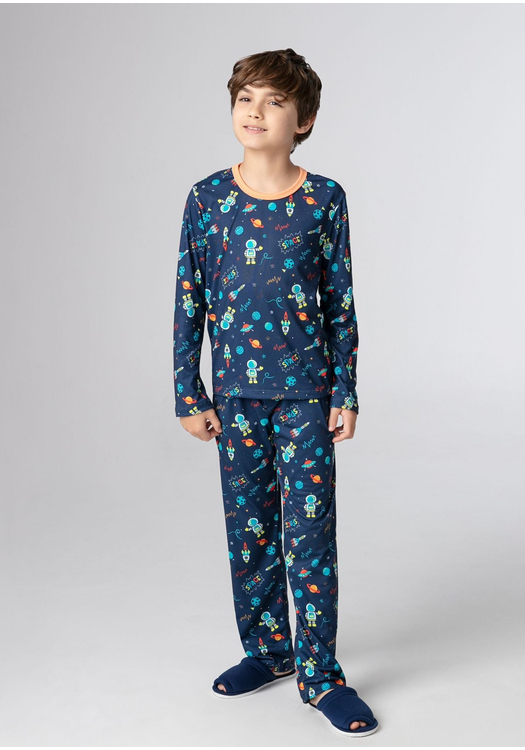 Pijama Infantil Masculino Astronauta