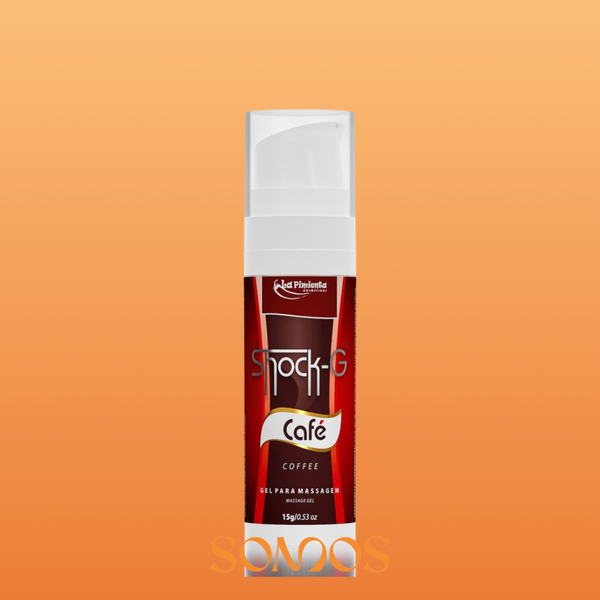 EXCITANTE SHOCK-G SABOR CAFÉ EFEITO VIBRAÇÃO AIRLESS 15G LA PIMIENTA