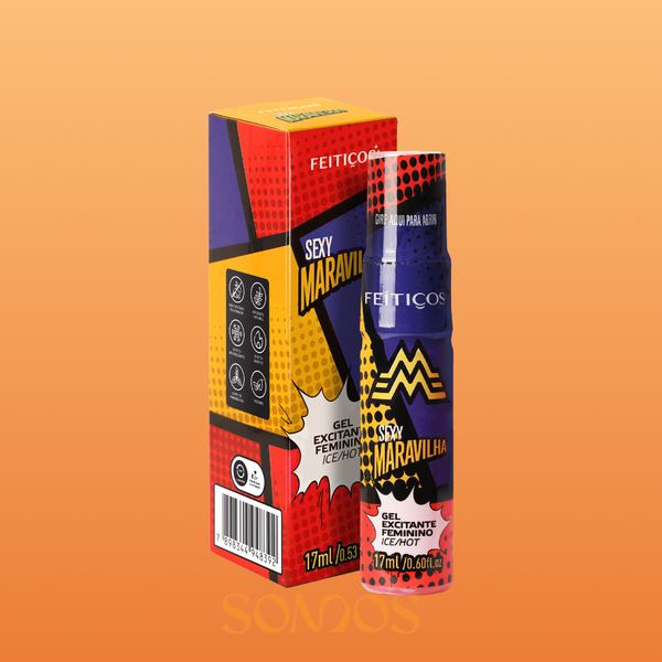 GEL EXCITANTE ESQUENTA/ESFRIA 17ML SEXY MARAVILHA FEITIÇOS