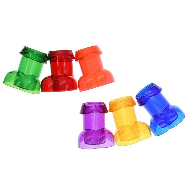 KIT COPOS DE SHOT COM FORMATO DE PENIS 6 UNIDADES