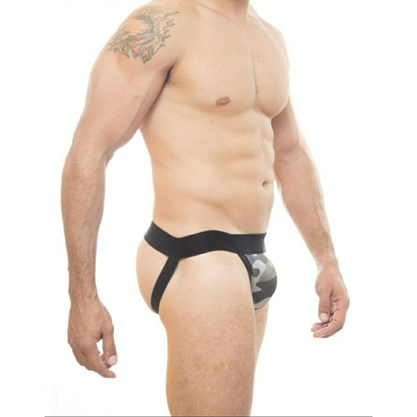 JOCKSTRAPP SUPLEX CAMUFLADA CINZA SD CLOTHING