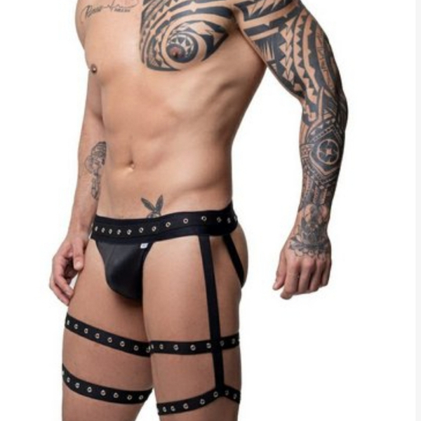 JOCKSTRAPP LIGA PRETA ILHOS SD CLOTHING