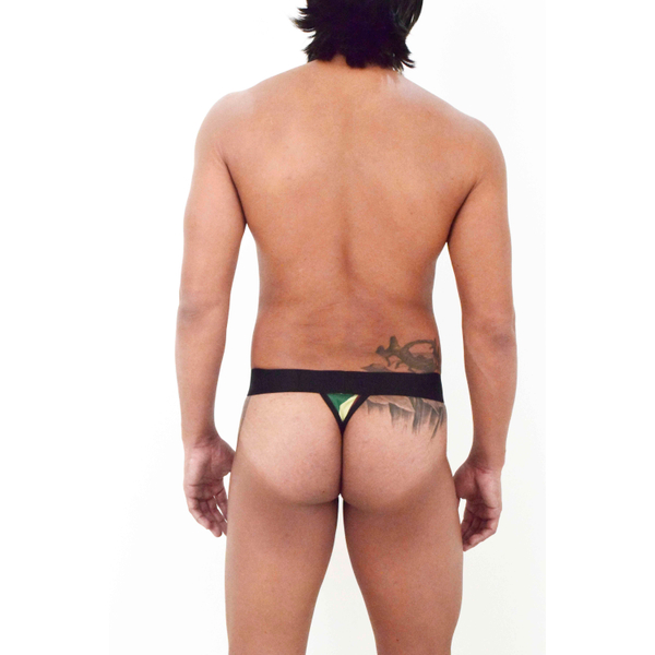 JOCKSTRAP FIO CAMUFLADO COM ELASTICO PRETO SD CLOTHING