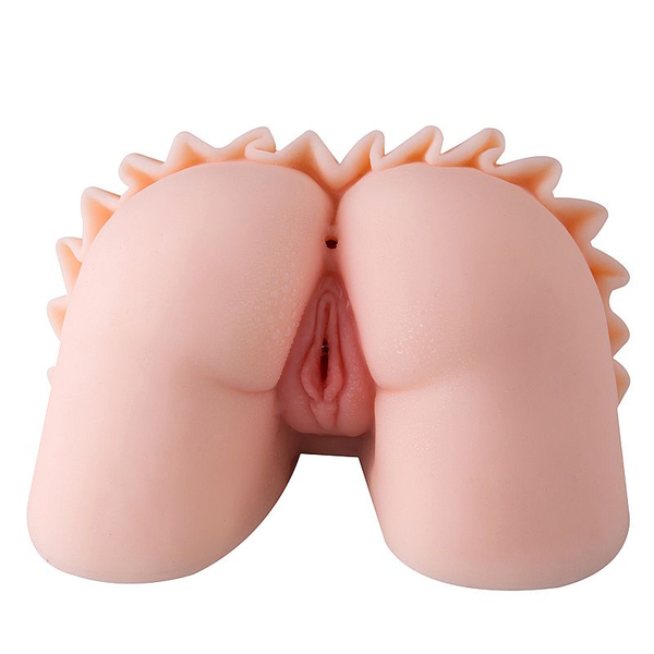 MASTURBADOR MASCULINO FORMATO BUNDA COM VAGINA E ANUS EM CYBERSKIN