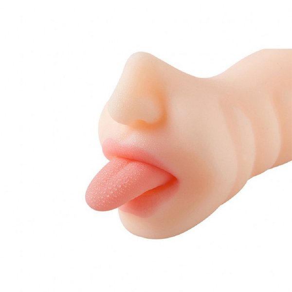 MASTURBADOR MASCULINO BOCA COM LINGUA EM CYBERSKIN