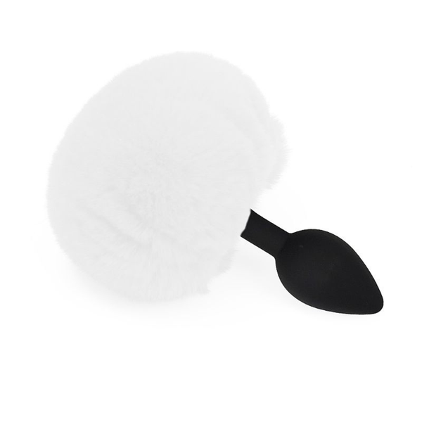 PLUG ANAL M EM SILICONE COM POMPOM