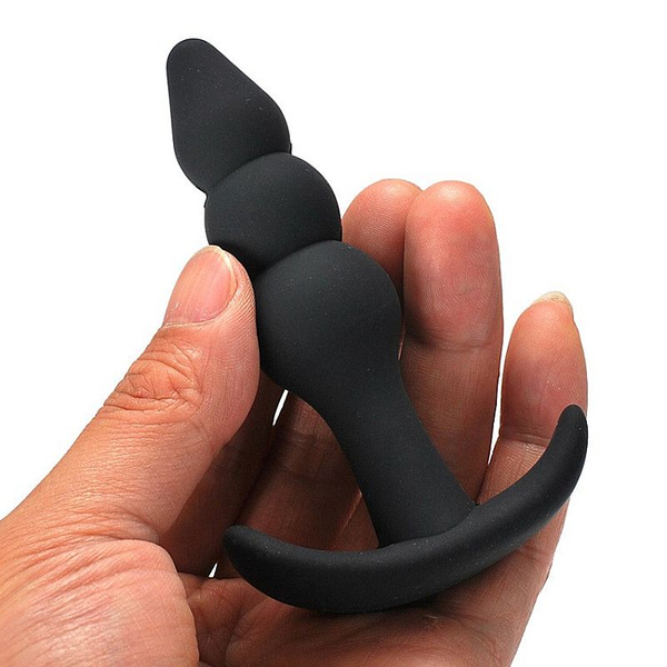 PLUG ANAL ESCALONADO EM SILICONE