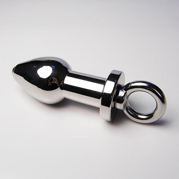 PLUG ANAL EM AÇO COM ROSCA REMOVIVEL