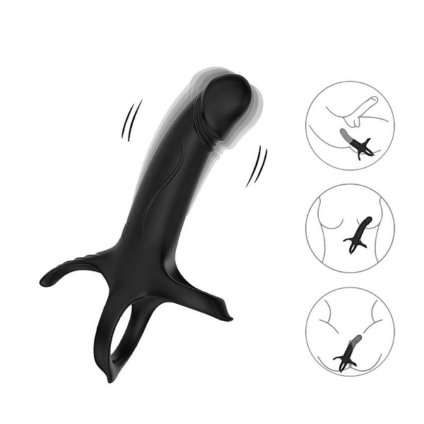 ANEL COMPANHEIRO COM VIBRO E CONTROLE REMOTO