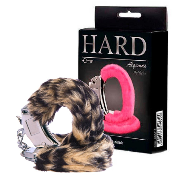 ALGEMA DE METAL COM PELÚCIA HARD
