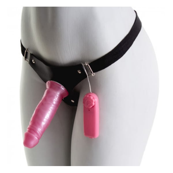 CINTA COM PROTESE PENIANA 15X4CM E CONTROLE MULTIVELOCIDADE ABSOLOO