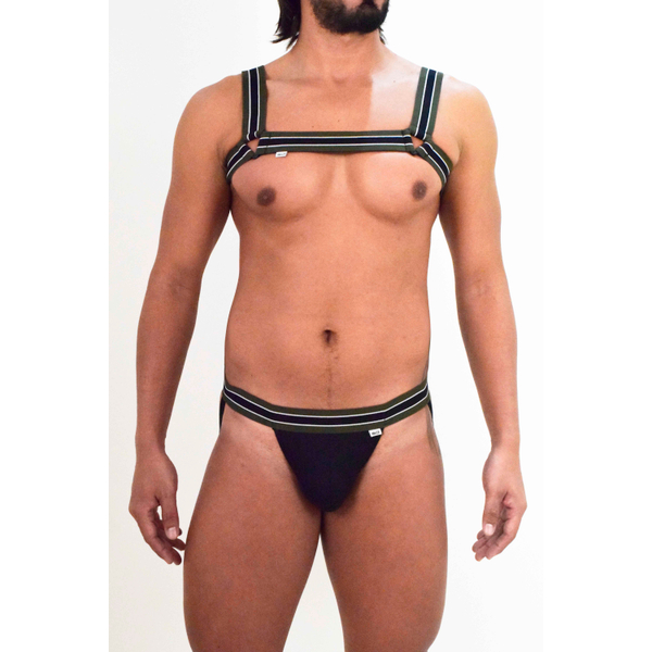 CONJUNTO DE JOCKSTRAP MAIS HARNESS DE ELASTICO SD CLOTHING