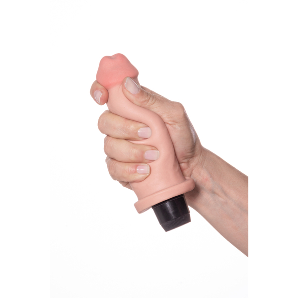 PROTESE PENIANA ULTRA CYBERSKIN COM VIBRAÇÃO TOM 14 X 3,5CM UPPER