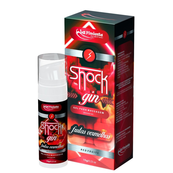 SHOCK-GIN GEL DE VIBRAÇÃO EXCITANTE 15G AIRLLES LA PIMIENTA