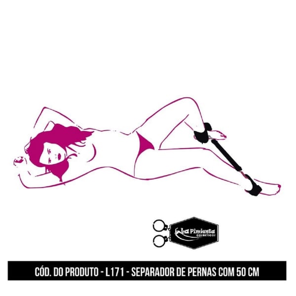 SEPARADOR DE PERNAS 50CM LA PIMIENTA