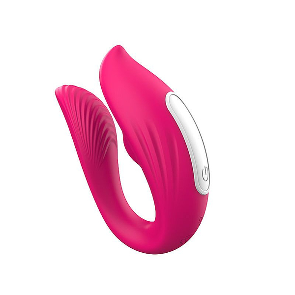 VIBRADOR DE CASAL COM ONDAS DE PRESSÃO E CONTROLE POR APLICATIVO