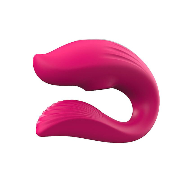 VIBRADOR DE CASAL COM ONDAS DE PRESSÃO E CONTROLE POR APLICATIVO