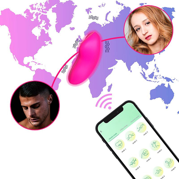 VIBRADOR DE CALCINHA COM CONTROLE POR APP