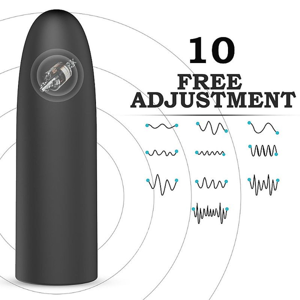 VIBRADOR BULLET RECARREGAVEL 10 VELOCIDADES