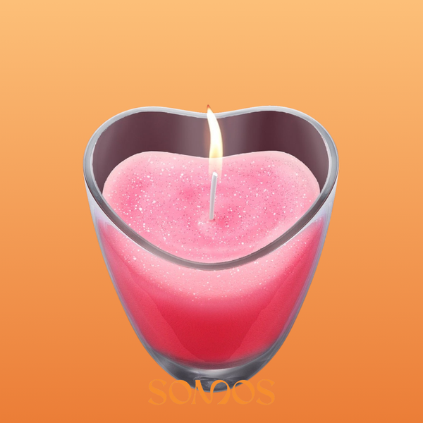 VELA PARA MASSAGEM MORANGO COM CHANTILLY FEITIÇOS